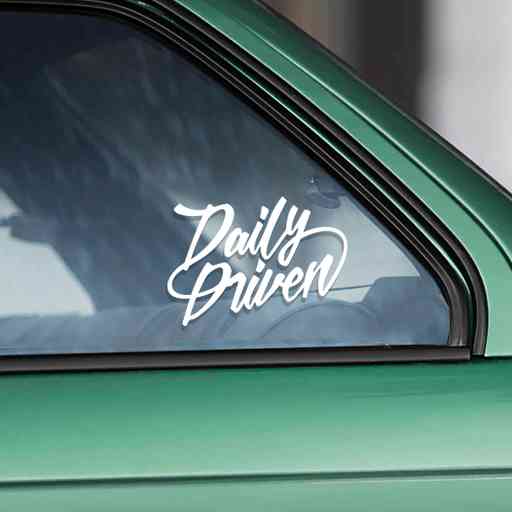 Daily Driven sticker for cars that are driven every day. Will look awesome on jdm, stanced (lowered) and drift cars. Available in different colors.