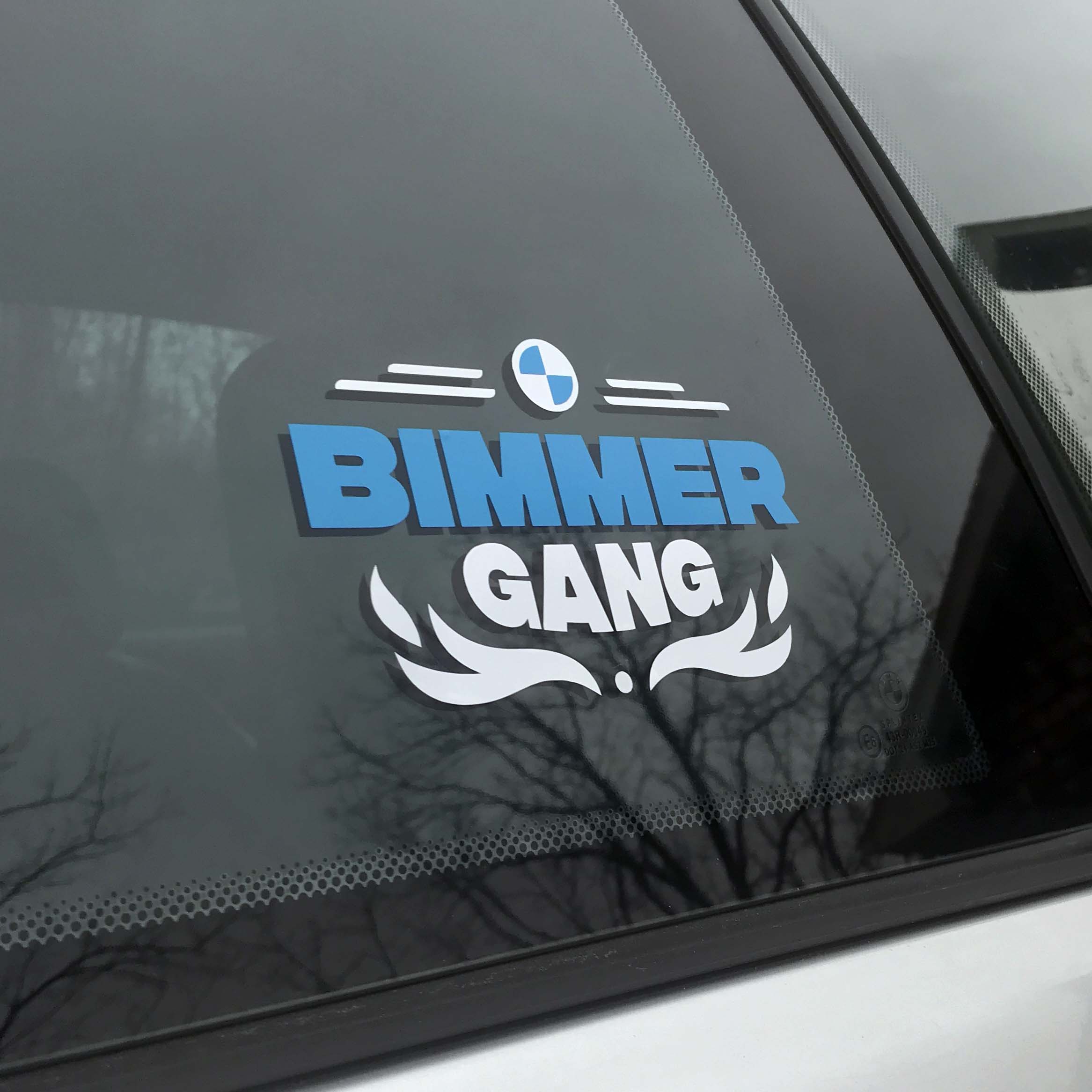 Bimmer Gang vinyl sticker for every BMW car vehicle