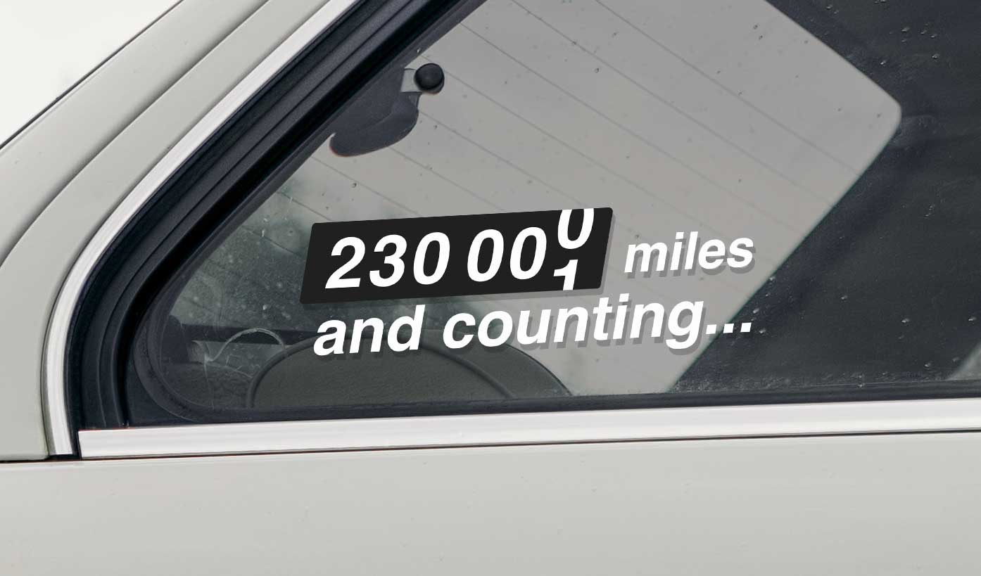 Custom mileage sticker for any car model Vinyl car sticker with your mileage