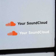 Two custom SoundCloud Stickers