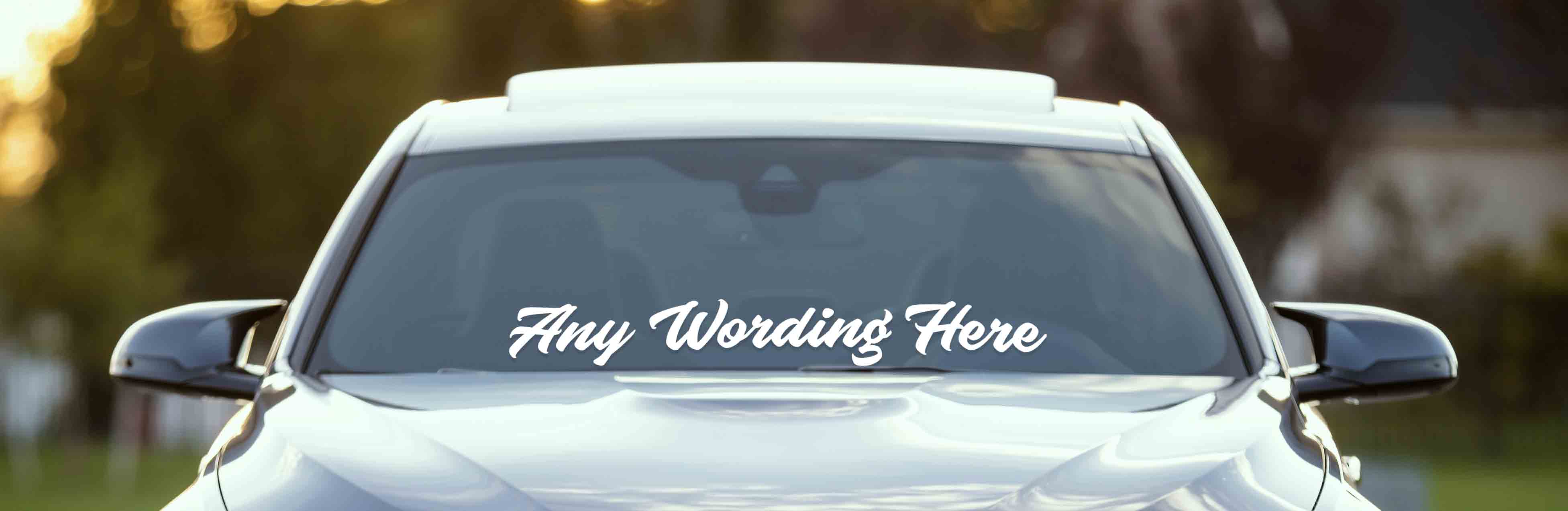 Vinyl Stickers For Cars And Trucks Custom Windshield Banners Sticker 