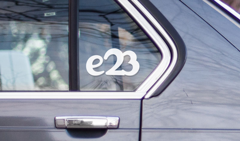 BMW e23 vinyl sticker BMW e23 vinyl sticker