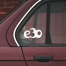 BMW e30 sticker