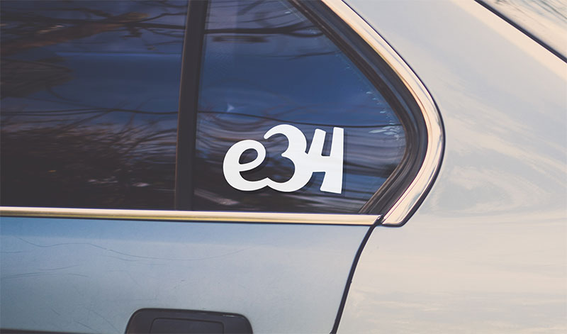 BMW e34 sport vinyl sticker BMW e34 sport vinyl sticker