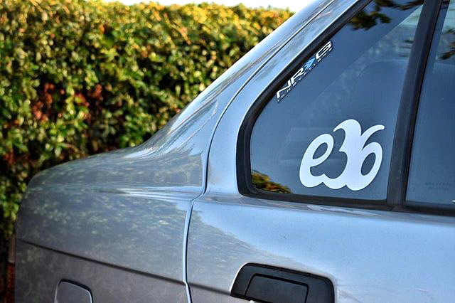 BMW e36 drift stance sport vinyl sticker