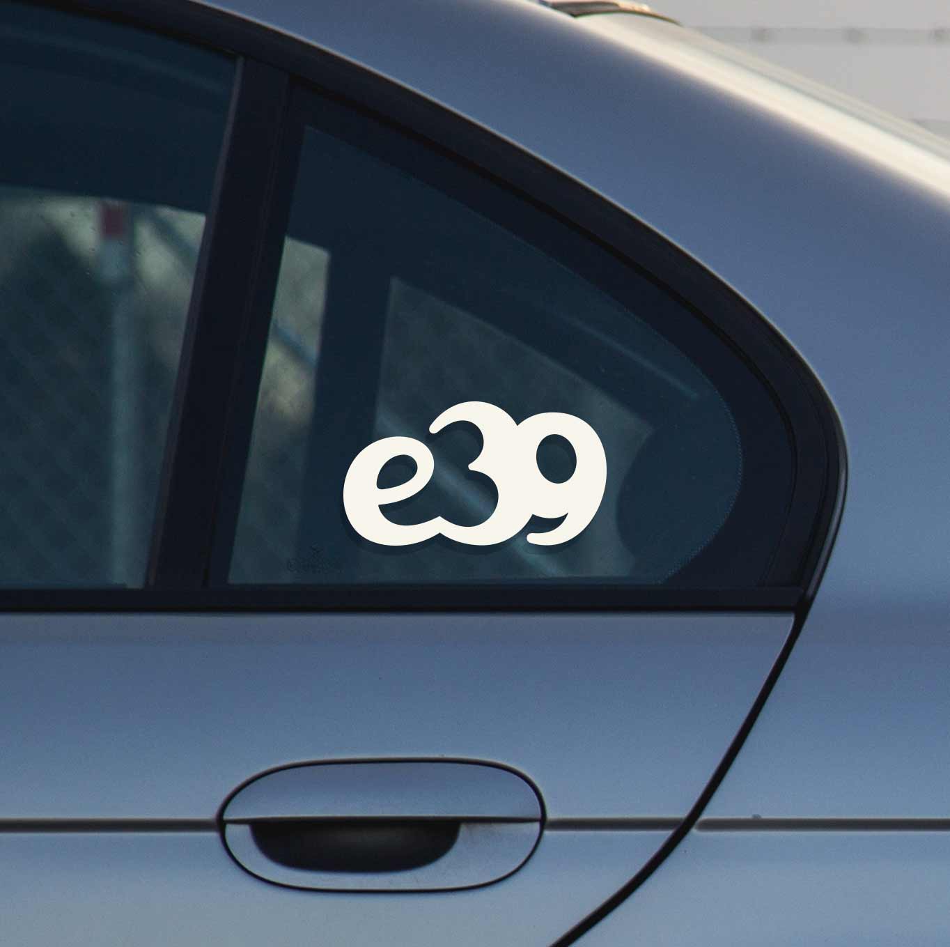 Sticker for BMW e39. Available in different colors. Contour cut from premium outdoor vinyls. Never fades out.