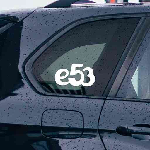 Sticker for BMW x5 e53. Available in different colors. Contour cut from premium outdoor vinyls. Never fades out.