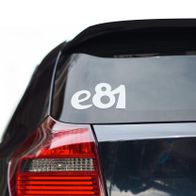 BMW e81 sticker