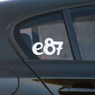 BMW e87 sticker