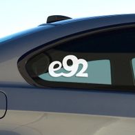 BMW e92 sticker