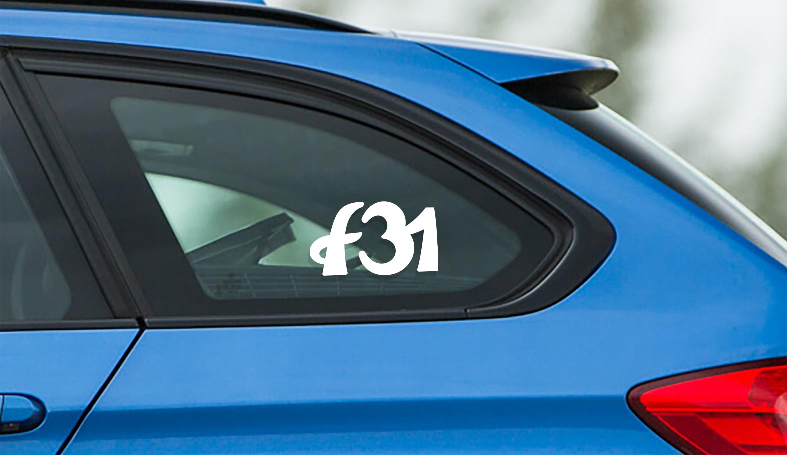 BMW f31 bumper window sticker sport stance style decal BMW f31 bumper window sticker sport stance style decal