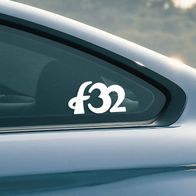 BMW f32 sticker