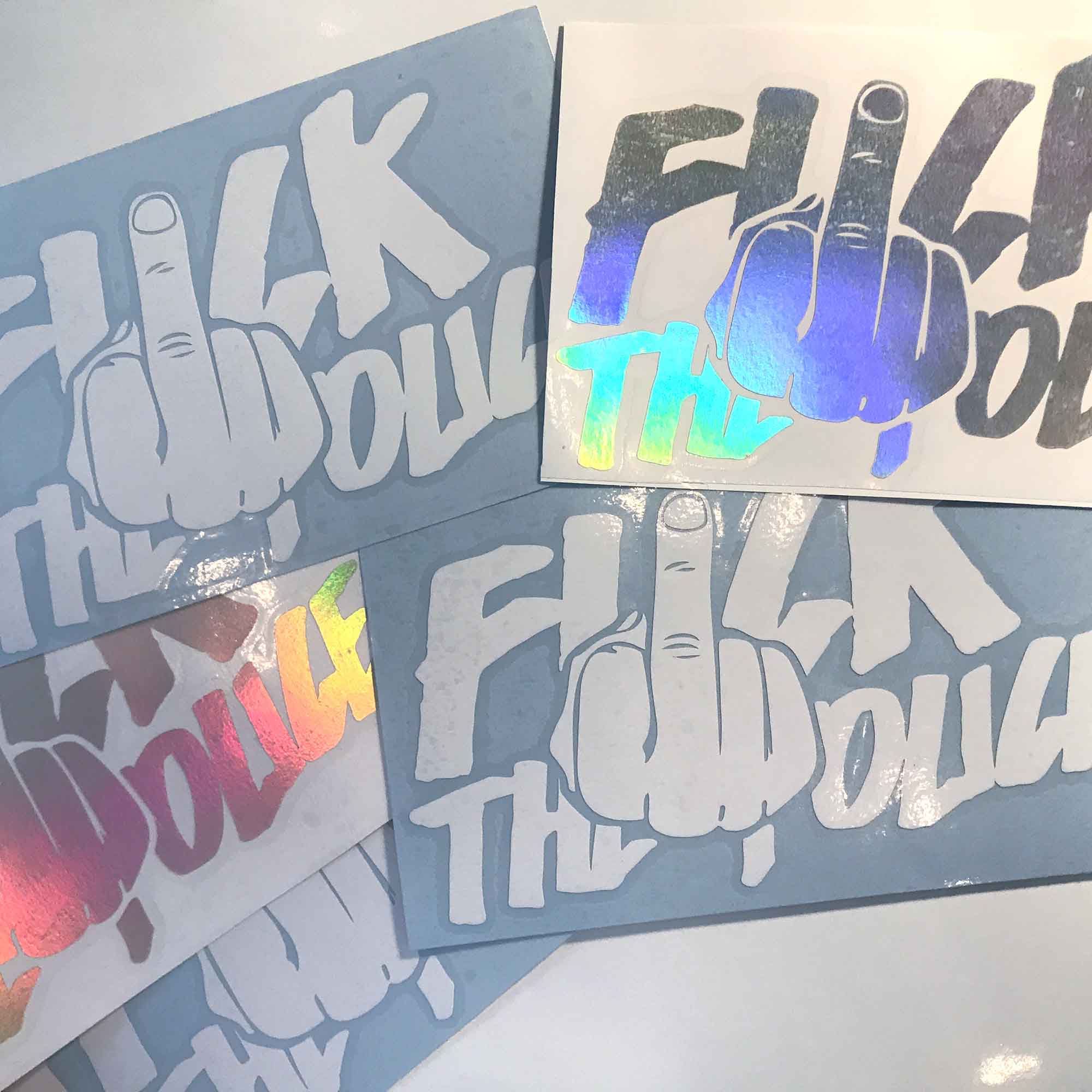 Fuck the Police vinyl stickers for cars and trucks