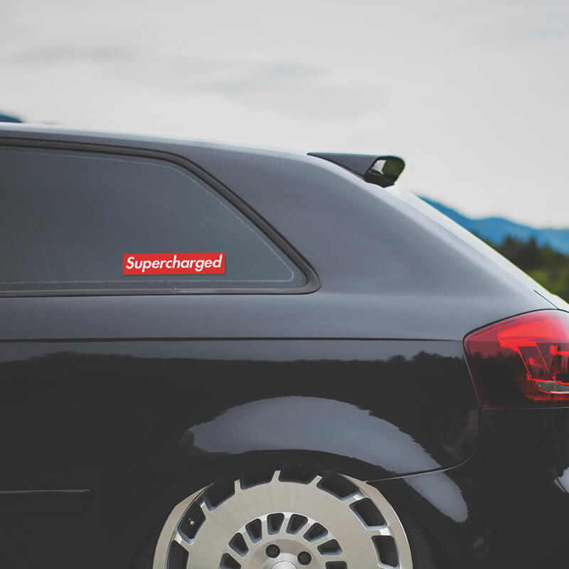 Supreme Car Sticker 2024